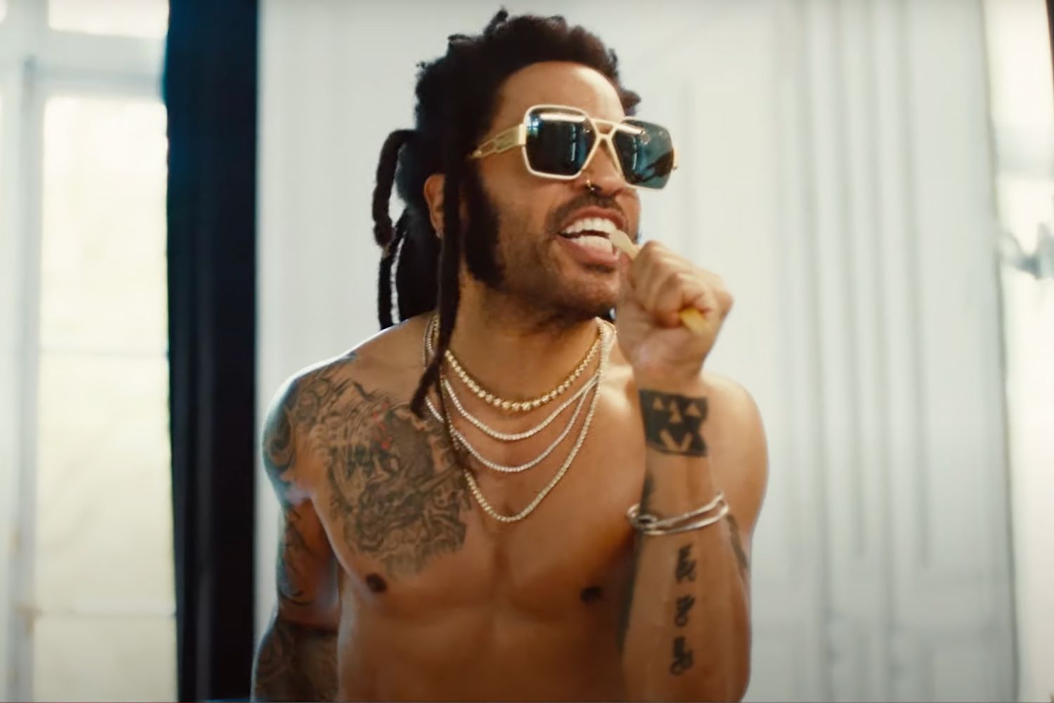 Lenny Kravitz se desnuda en su nuevo video musical