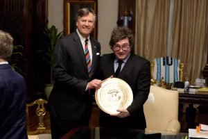 Milei recibió al segundo de Marco Rubio en medio de las diferencias por el proyecto de ley sobre Malvinas